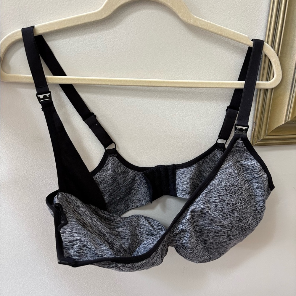 Motherhood Black and Gray Nursing Bra - Picture 3 of 4
